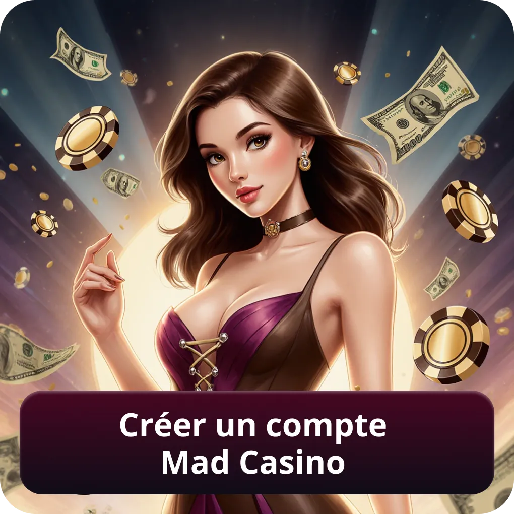 Créer un compte Mad Casino