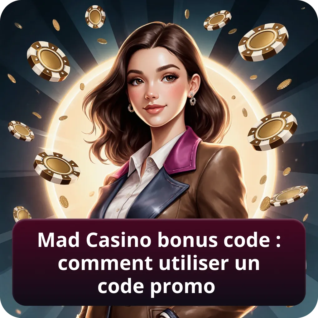 Mad Casino bonus code : comment utiliser un code promo