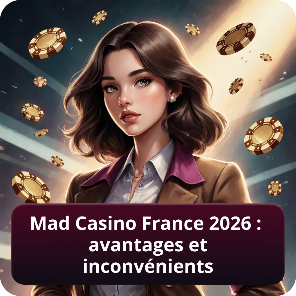 Mad Casino France 2026 : avantages et inconvénients